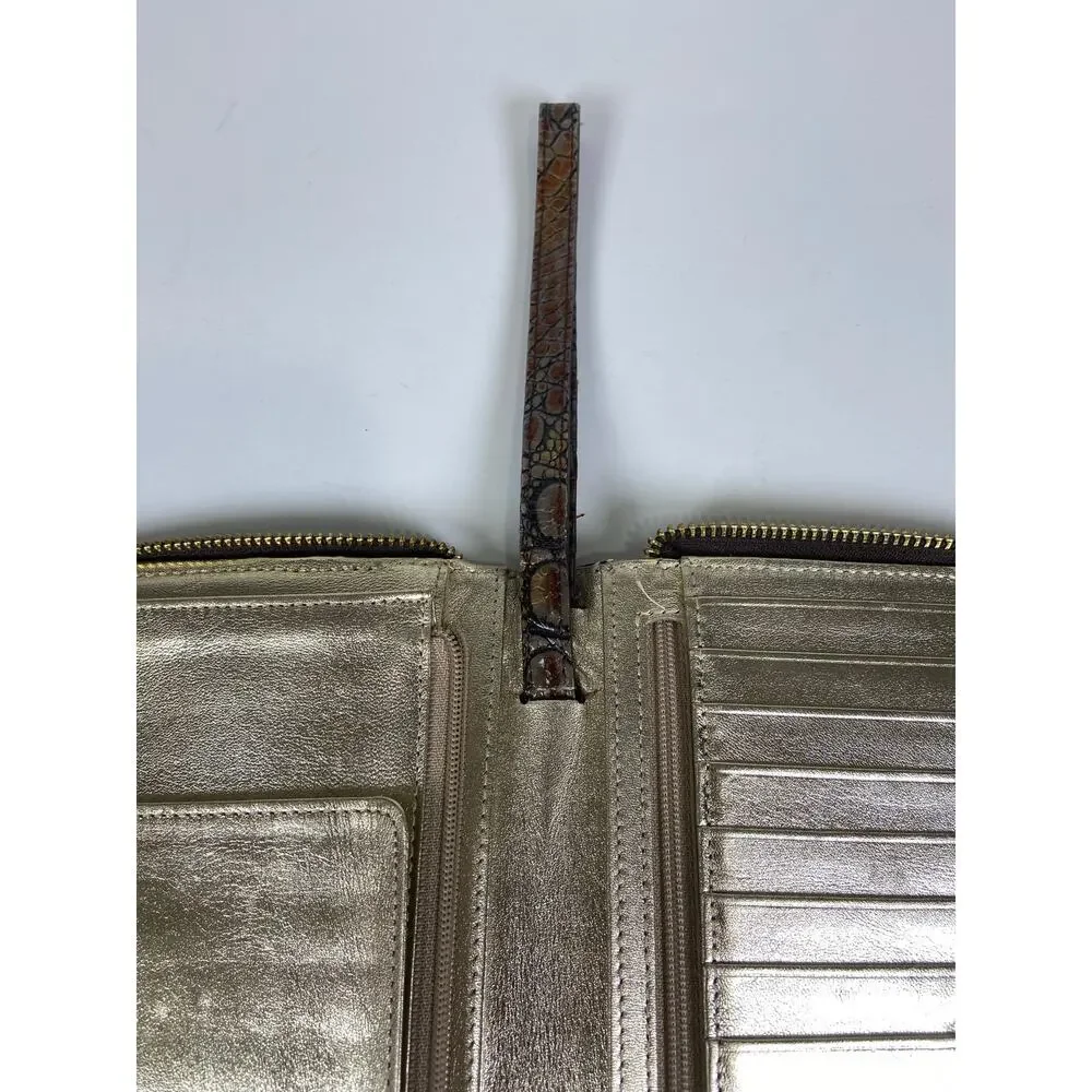 Brahmin Skyler Zip Around Clutch Wristlet Wallet With Slide Out Wristlet Strap